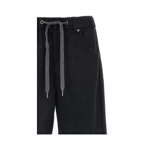 Drawstring-Waistband Trousers
