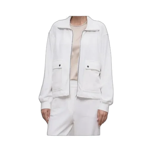 Long-Sleeved Zip-Up Sweatshirt