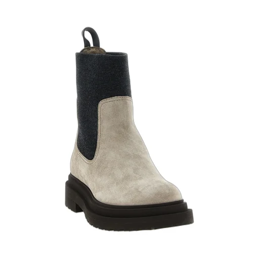 Round Toe Chelsea Boots