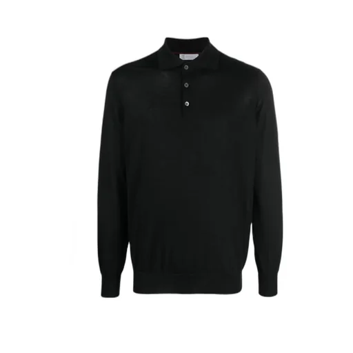 Long-Sleeved Polo Shirt