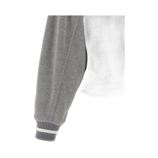 Logo Embroidered Zip-Up Sweatshirt