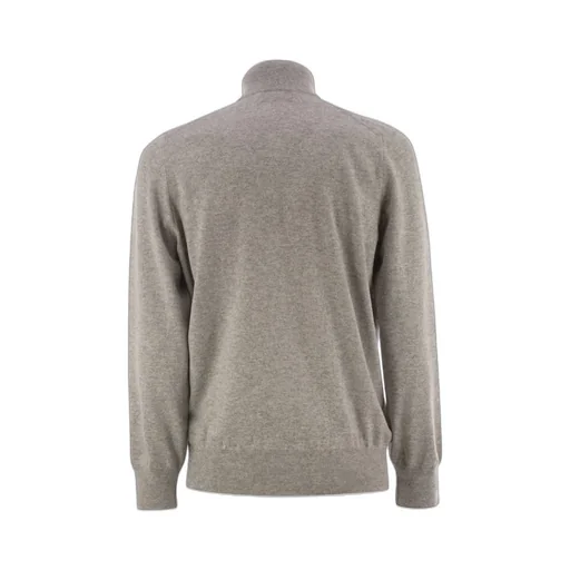 Zip-Up Cashmere Jumper