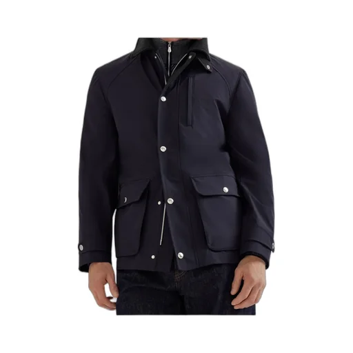 Stretch Coated Nylon Field Jacket