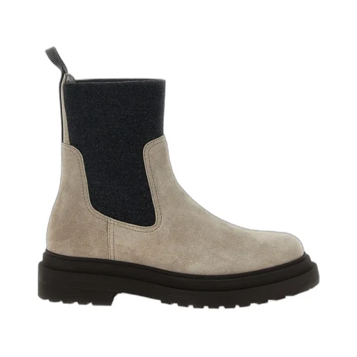 Round Toe Chelsea Boots