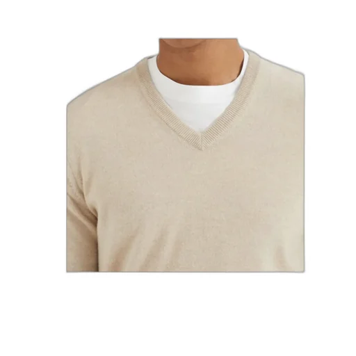 V-Neck Knit Jumper