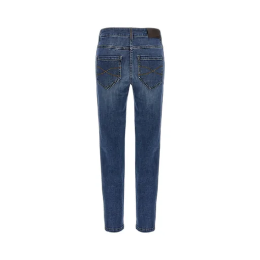 Logo Patch Skinny-Fit Jeans