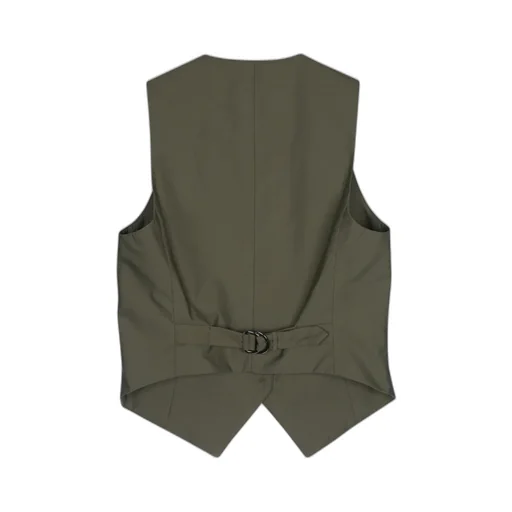 Herbarium-Appliqué V-Neck Waistcoat
