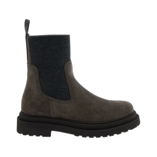 Round Toe Chelsea Boots