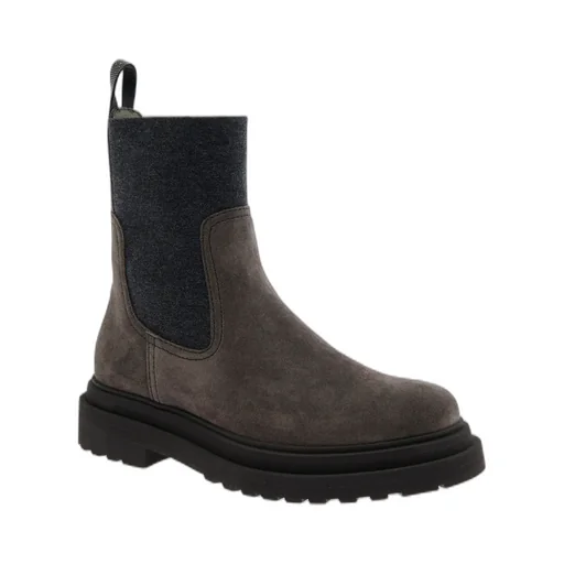 Round Toe Chelsea Boots