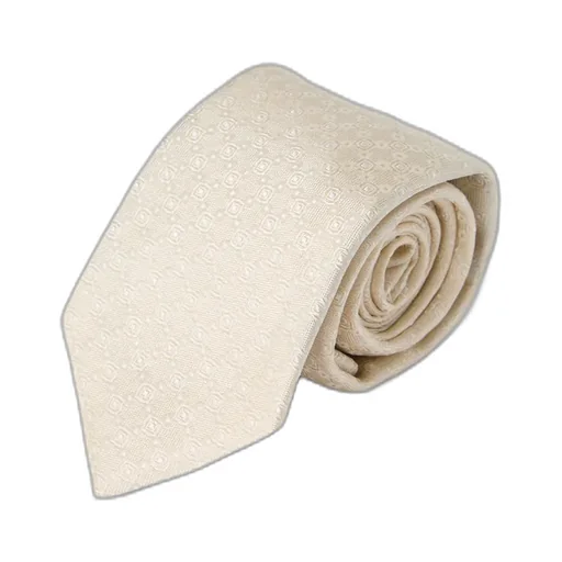 Patterned-Jacquard Pointed Tip Tie