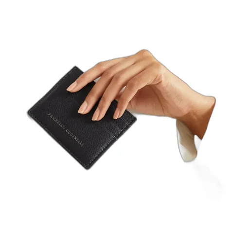 Grain Leather Card Holder