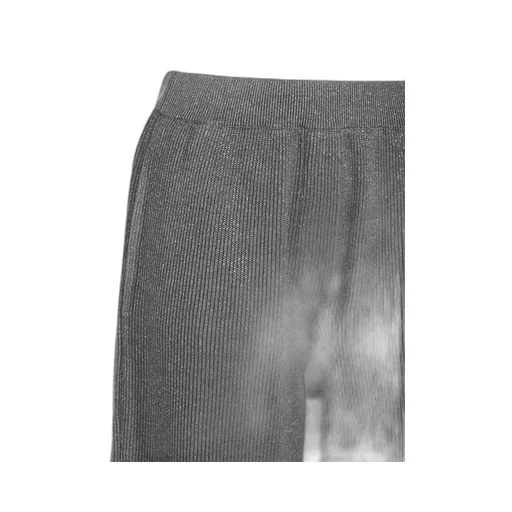 Elastic Waistband Ribbed Pants