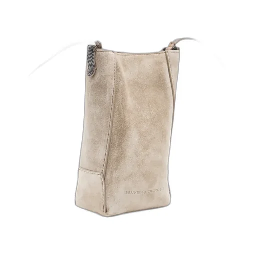 Logo Embossed Shoulder Bag