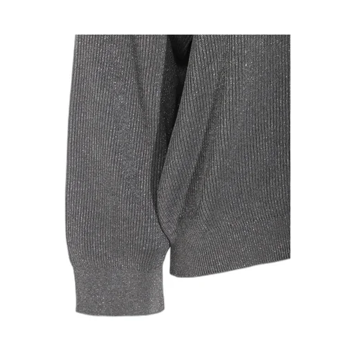 Lurex Detailed Crewneck Jumper