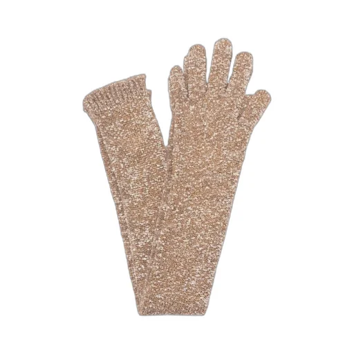 Sequin-Embellished Long Gloves