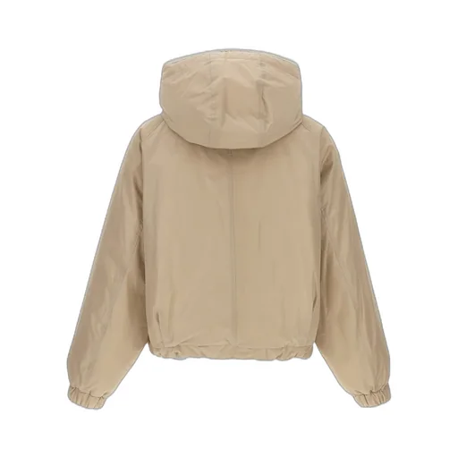 Buttoned Cropped Down Jacket