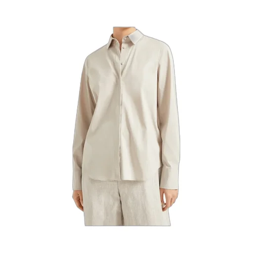 Monili Chain Detailed Long-Sleeved Shirt