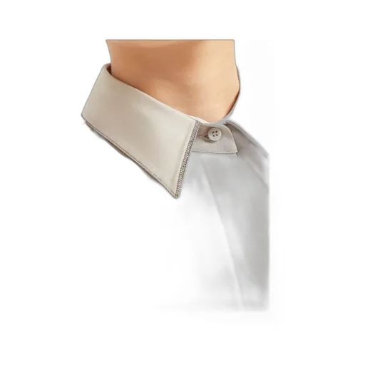 Monili Chain Detailed Long-Sleeved Shirt