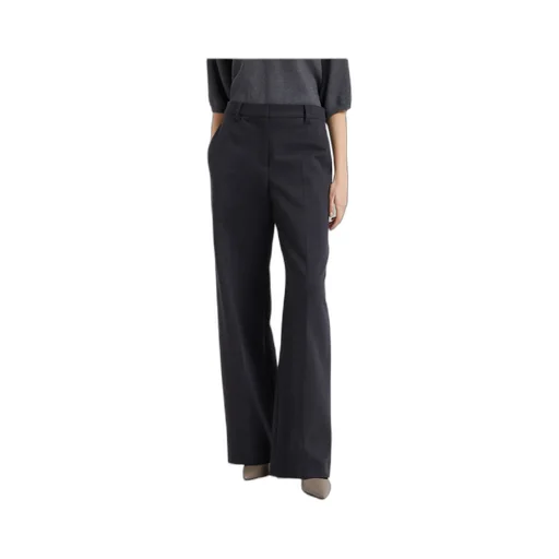 Stretch Flared Trousers