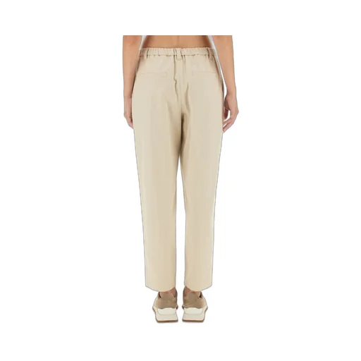 Pleated Straight-Leg Trousers