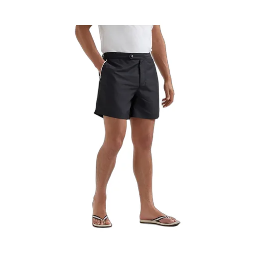 Logo Printed Swim Shorts