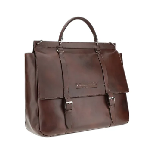 Logo Patch Foldover-Top Travel Bag