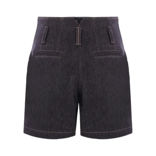 High-Waisted Denim Shorts