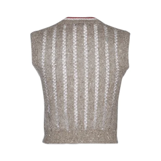 Knitted Buttoned Vest