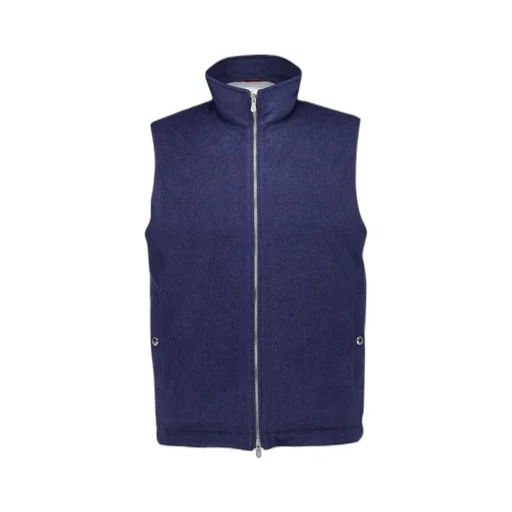 High-Necked Down Vest