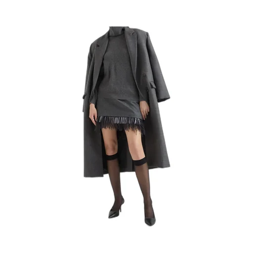 Couture Zipped Mini Skirt