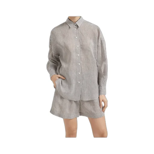 Striped Long-Sleeved Shirt