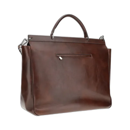 Logo Patch Foldover-Top Travel Bag