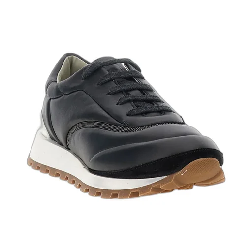 Monili-Chain Lace-Up Sneakers