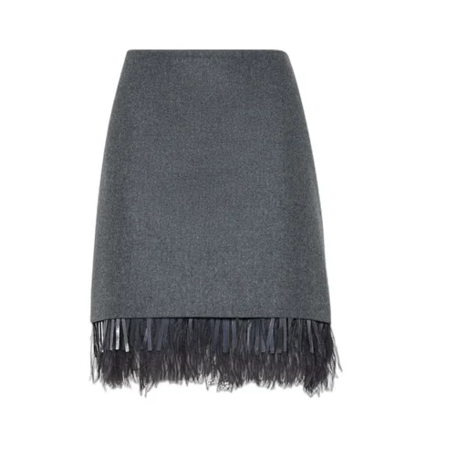 Couture Zipped Mini Skirt