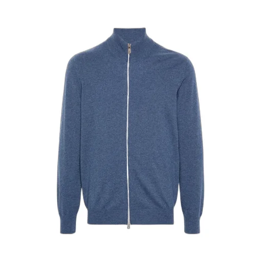 Zip-Up Cashmere Jumper