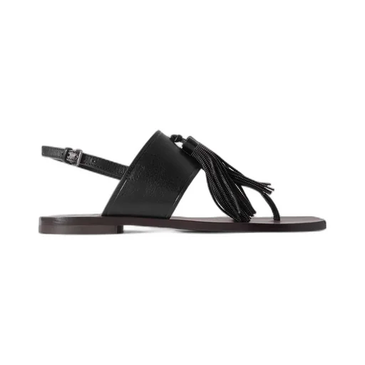 Square Toe Flat Sandals