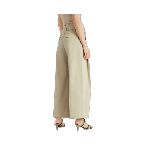 Pleat-Detailing Tailored Trousers