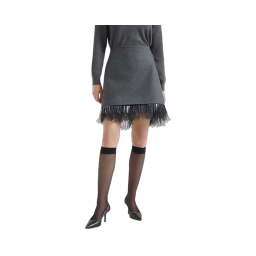 Couture Zipped Mini Skirt