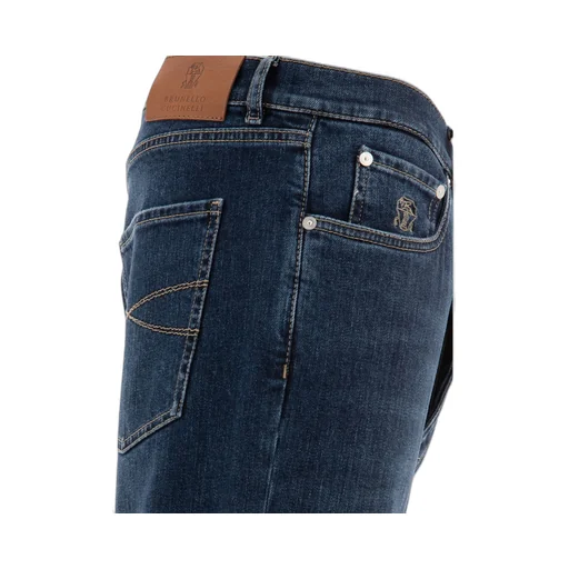 Distressed Straight-Leg Jeans