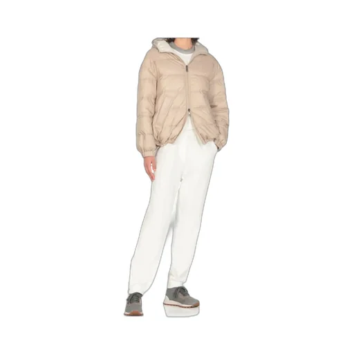 Double-Sided Hooded Down Jacket