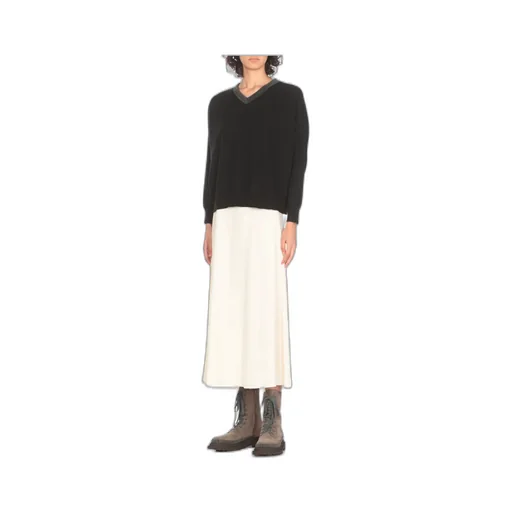 V-Neck Embellished Jumper