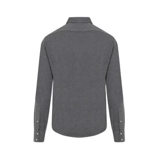 Buttoned Long-Sleeved Shirt