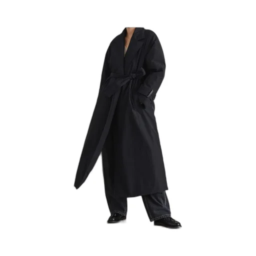 Long Belted Down Coat