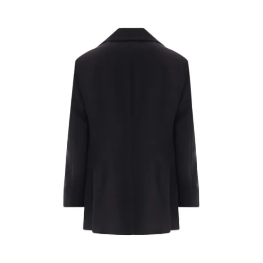 Double-Breasted Straight Hem Coat