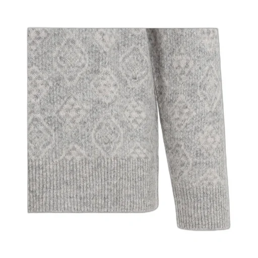 Patterned Crewneck Sweater