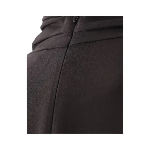 High-Neck Silk Blouse