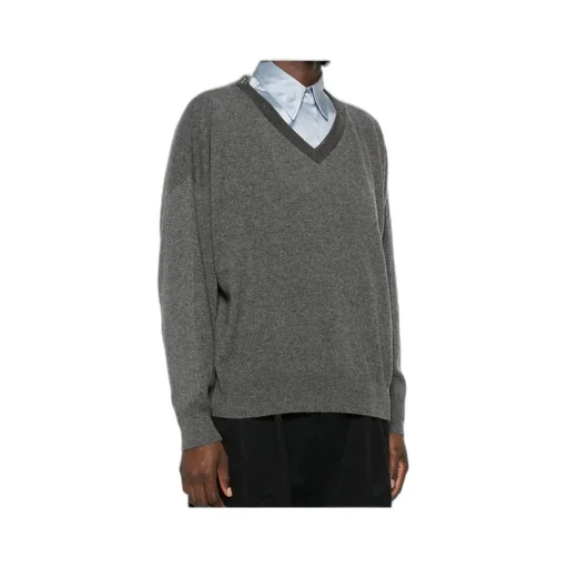 V-Neck Embellished Jumper