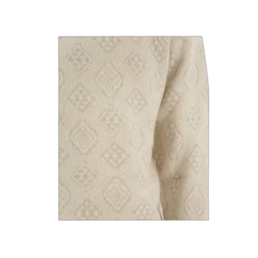 Geometric Jacquard Turtleneck Knitted Jumper