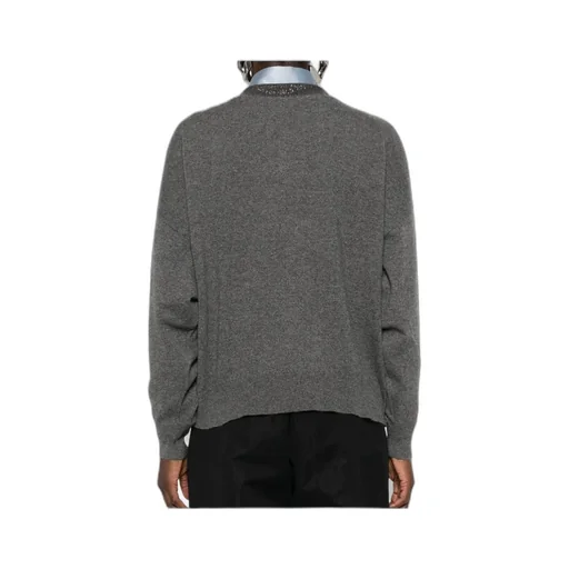 V-Neck Embellished Jumper