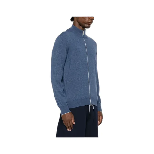 Zip-Up Cashmere Jumper